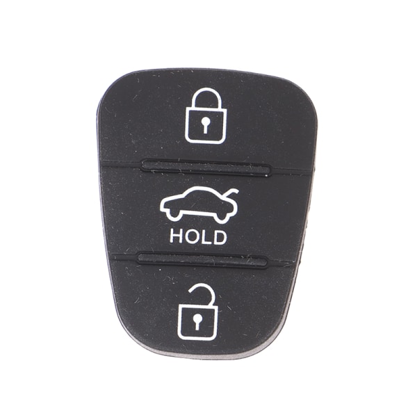 Silikon 3-knapps knappsats Shell Ersättningsnyckel för Hyundai Kia HOLD 2 PCS