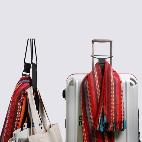 Elastisk justerbar bagagerem Bärrem Bagagebungee L green