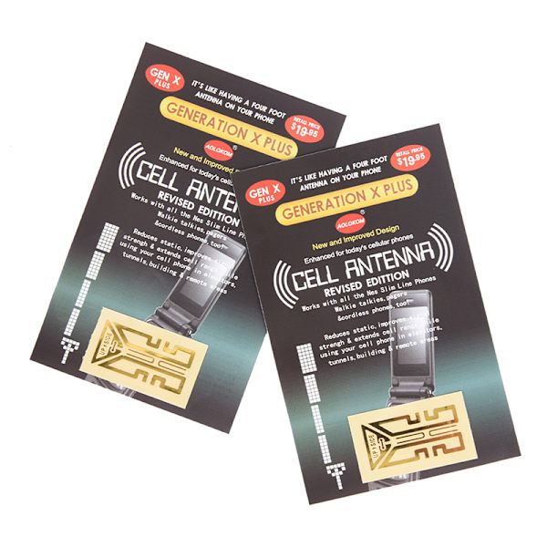 10st Mobiltelefon Signalförbättring Signalantennförstärkare Gold 10 pcs