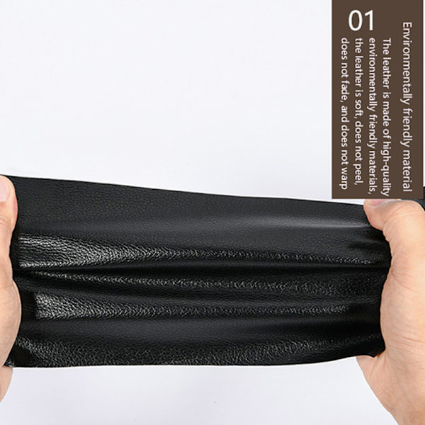 4 st 20X30 cm soffreparationslapp Självhäftande PU-bil gör-det-själv-dekal Red 4 pcs