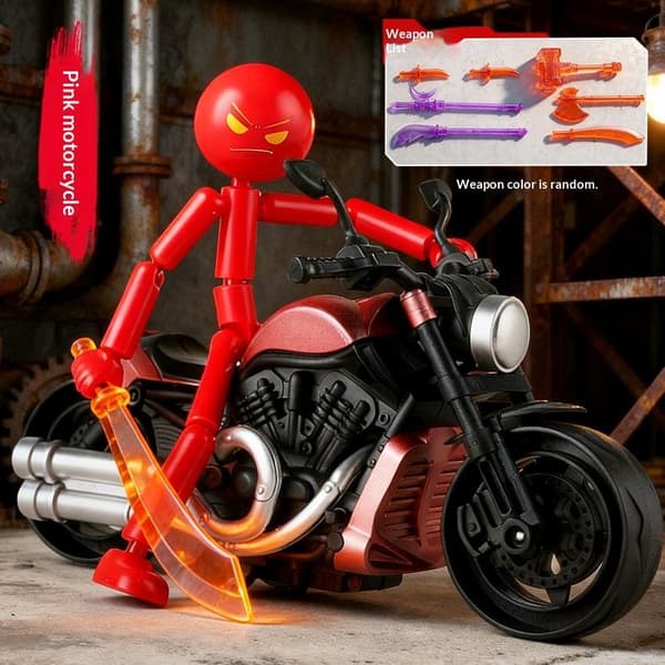 1 sæt Multi-ed Matchmaker Stickman Bevægelig Samlet Robot Orna A2