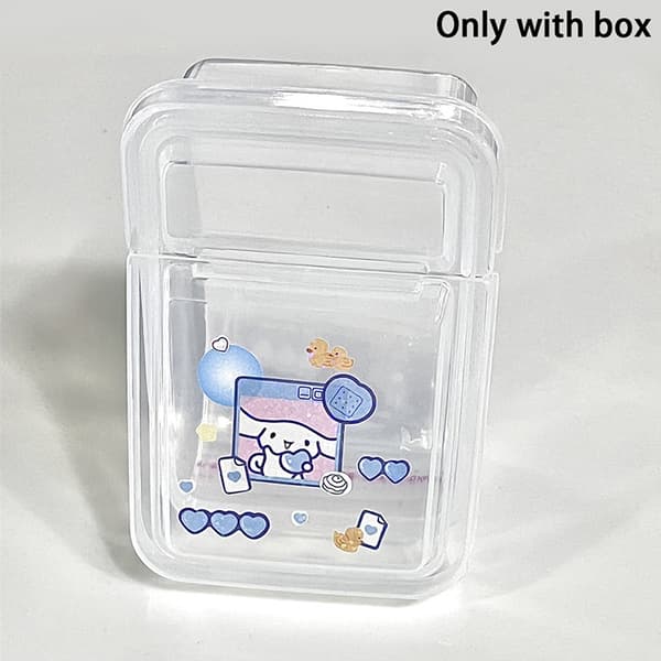 1 ST Collection Container Case Transparent förvaringslåda i plast 10.5*6.8*4.2cm