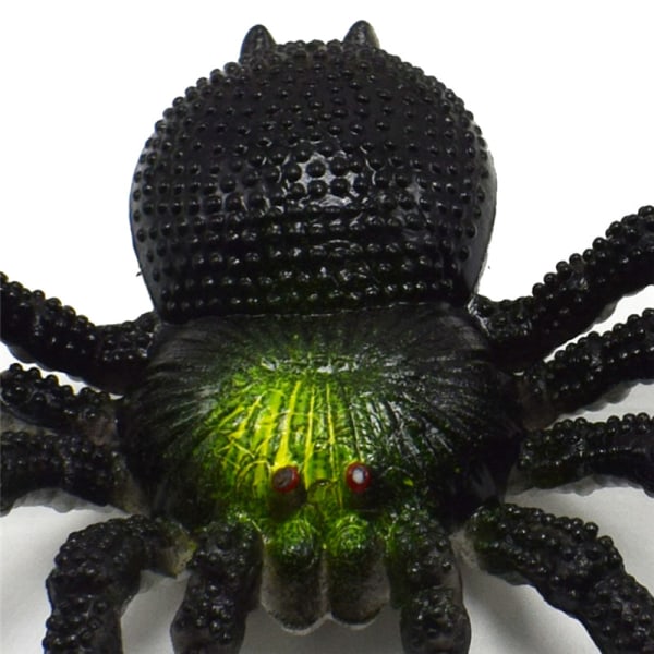 Simulering Spindel Insekter Modellleksaker Knepiga Leksaker Halloween Chi Black 1 pc