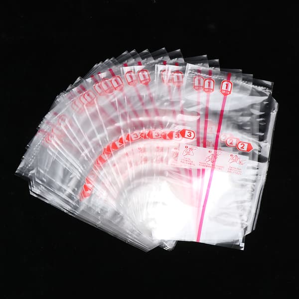 20st dubbla lager triangel risboll packpåse Seaweed Onig 20pcs