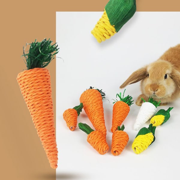 Hamster majs morot vävda bollar A5 3 PCS