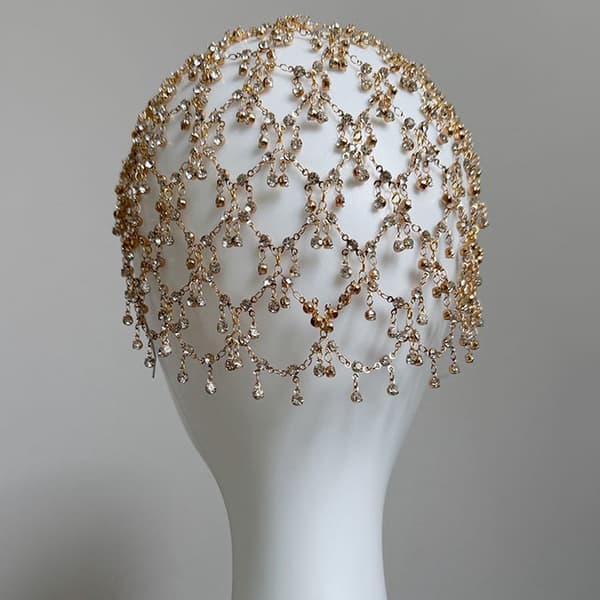 Rhinestones Hårpynt Bryllup Brude Elegant Lang Kvast A1