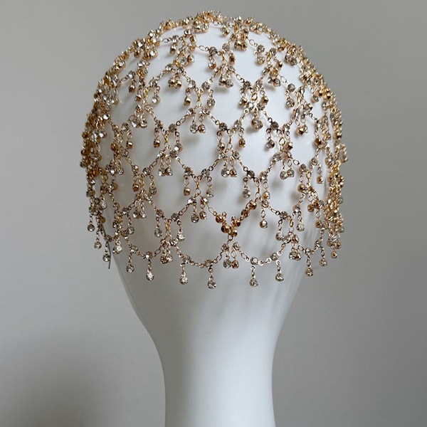 Strass Håraccessoarer Bröllop Brud Elegant Lång Tofs A1