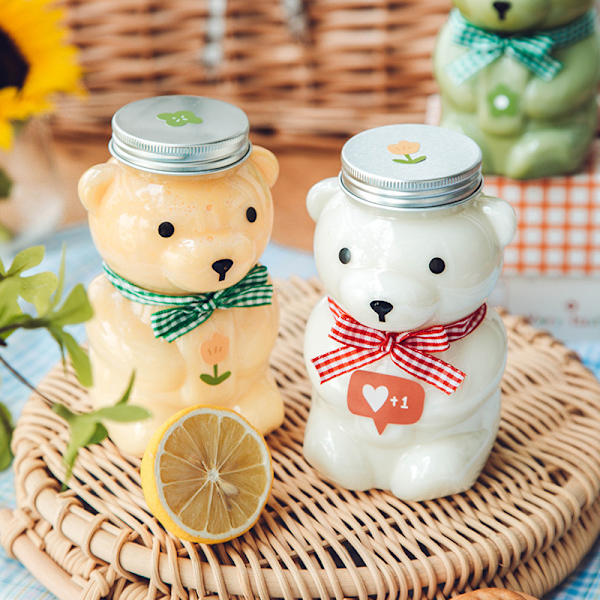 Engångsdrinkflaskor e Bear Plastkopp Juice Beverage Stor 2
