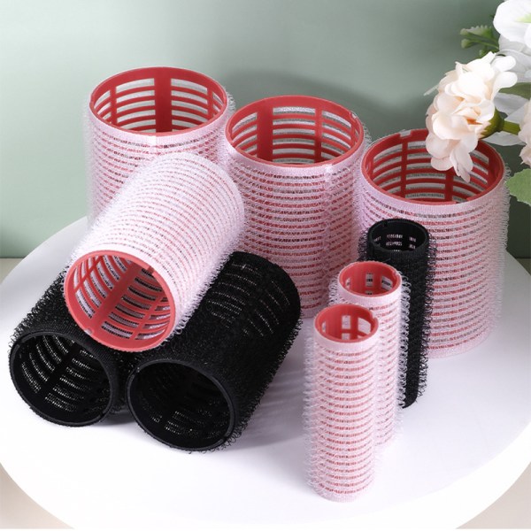 6st Self Grip Hair Rollers Cling Hair Curlers Rollers Hairdres Random Color 2.5cm