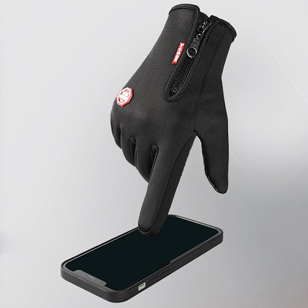 Utomhus vinterhandskar Vattentät Moto Resistant Touch Halkfri Blue M