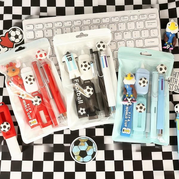 Fotbollsfans 6-i-1 brevpappersset B