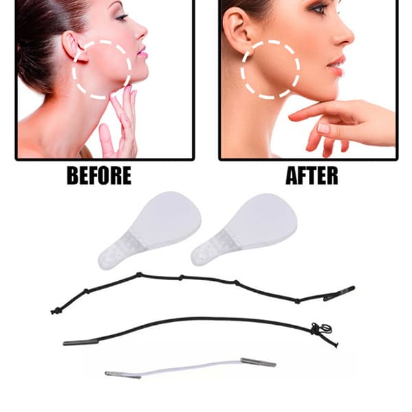 60PCS/Set Instant Face Lift Tape Hals Ögonlyft V-linjeformstejp ONE SIZE