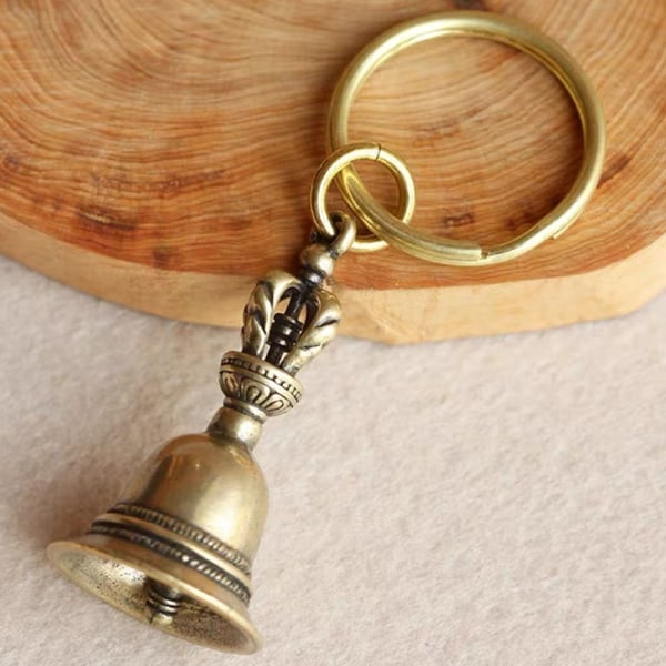 Mässing Hantverk pressgjutning Drop Wind Bell Tibetansk bronsklocka 5*2*2cm