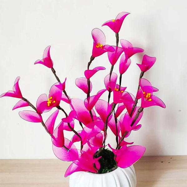 20 st draghållfast nylon DIY Ronde Flower Making Material H A10