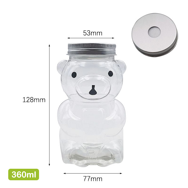 Engångsdrinkflaskor e Bear Plastkopp Juice Beverage Stor 2