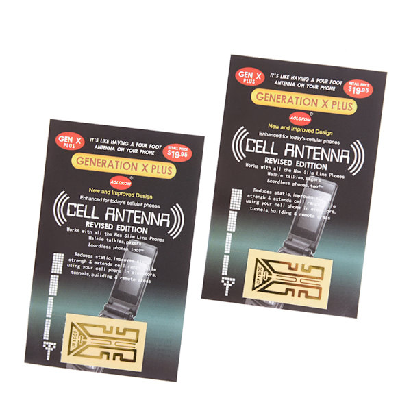 20st Mobiltelefon Signalförbättring Signalantennförstärkare Gold 20 pcs