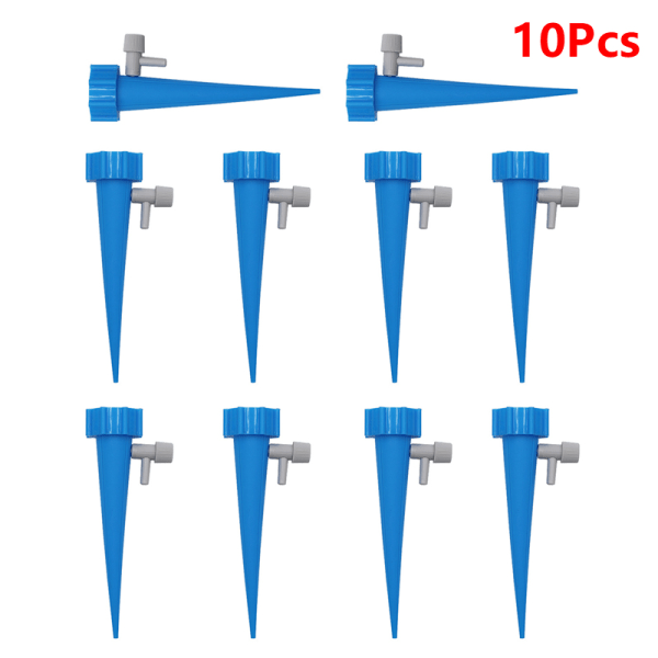 10 st självbevattningsanordningar automatisk droppbevattning bevattningsflöde blue 10pcs