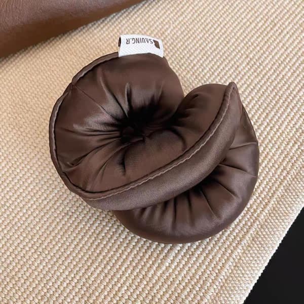 Sponge Sleep Elastisk Hårstrikk Hår Scrunchies For Kvinner Coffee