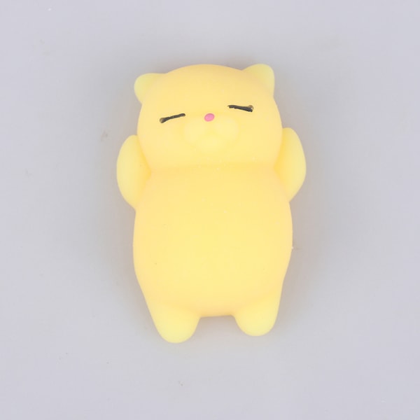 Toys Mini Soft Kawaii Rubber Squishes Yellow 1 pc