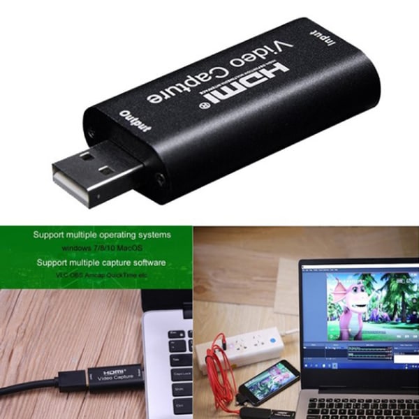 Video Capture Cards o Capture Adapter HDMI till USB 3.0 Definitio One Size