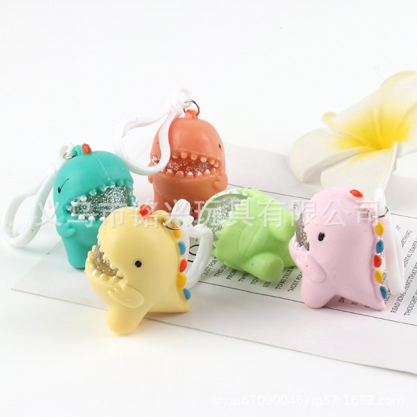 Cartoon Monster Bubble Squishy Toy Keychain A