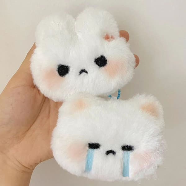 Cartoon e Expression plysch nyckelring Kawaii Doll Pendant Bag Ch A2