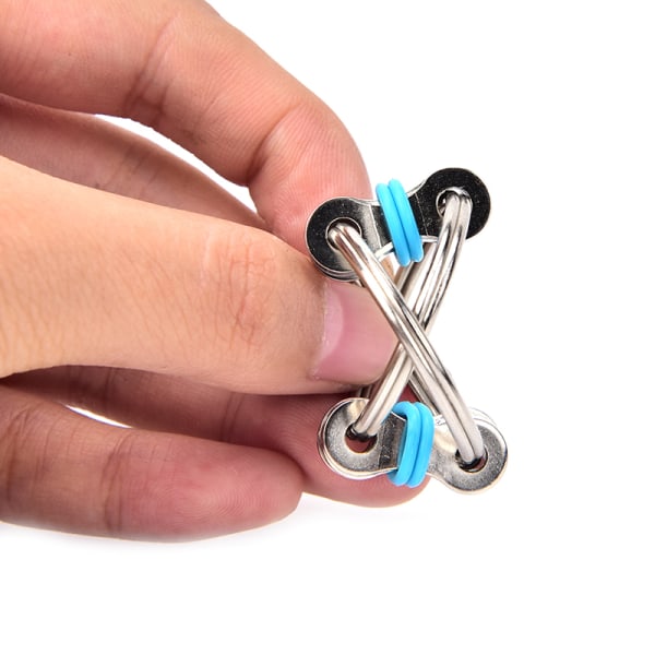 Hot Flippy Chain Ring EDC Fidget Toy Hand 3 colors 3 pcs