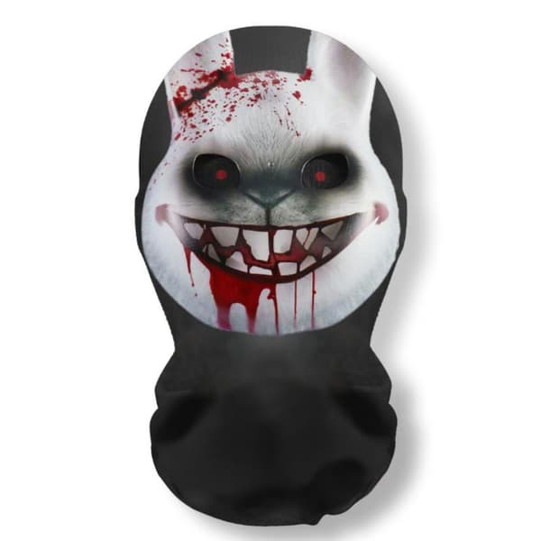 Halloween Spöke Ansikte 3D Mask Balaclava Ansikte Elastiskt Mesh Andas A20