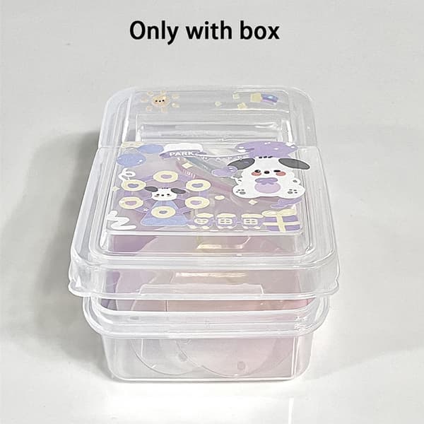 1 ST Collection Container Case Transparent förvaringslåda i plast 10.5*6.8*4.2cm