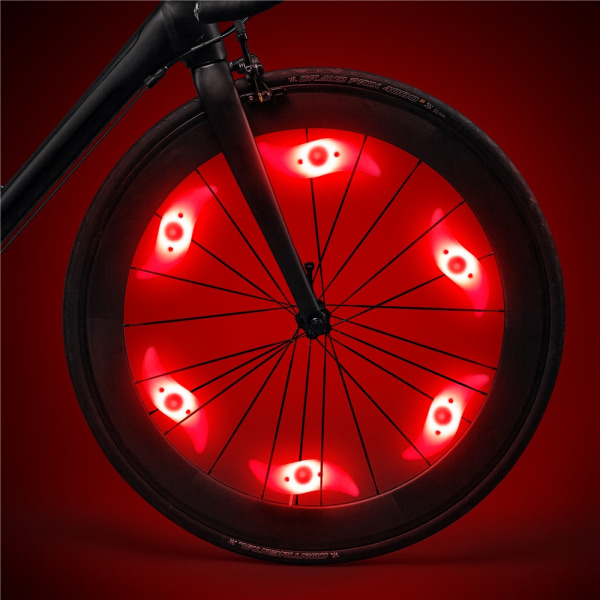 Plast cykelhjul eker lätt Vattentät MTB Balanscykel L Red