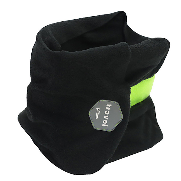Mjuk rese-nackkudde Bärbar Flygplan Bil Comfy Sleeping Pi Gray