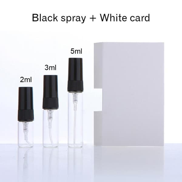 2/3/5 ml glassprayflaska för parfymprov miniflaska atomiserare A27