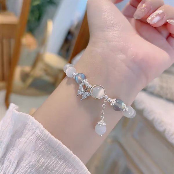 Modearmband 8 mm Strandpärlor n Modesmycken för kvinnor C 1pc