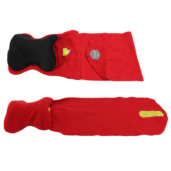 Mjuk rese-nackkudde Bärbar Flygplan Bil Comfy Sleeping Pi Black