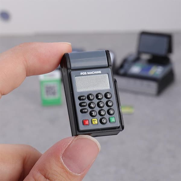 1 set minikassaapparat och POS-maskinsats samlarobjekt one size