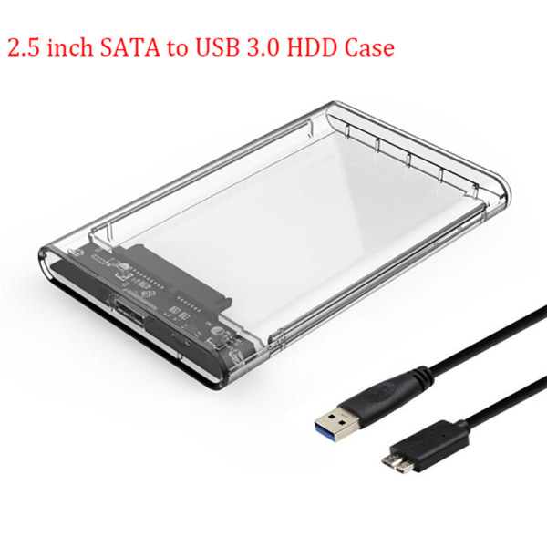 2,5'' USB 3.0 till SATA SSD HDD hårddisk Externt case Enc onesize