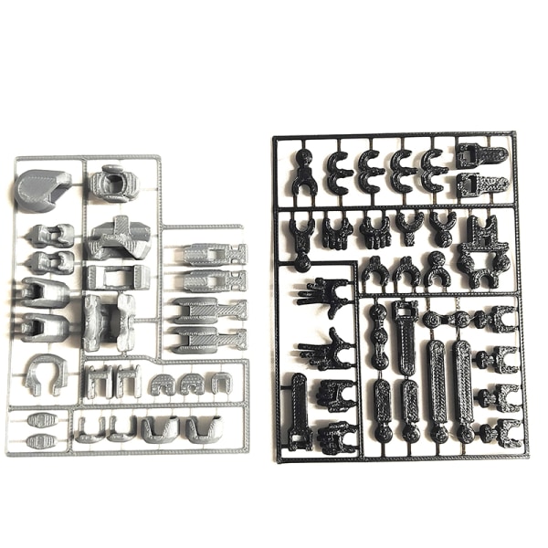 Multi-ed Movable Robot 3D- printed skyltdocka Toyslucky 13 Dummy Gray