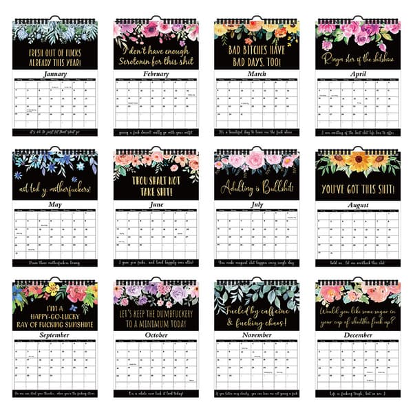Udmattet kvindekalender 2026 Moderigtig mindehøjtidelighed A29