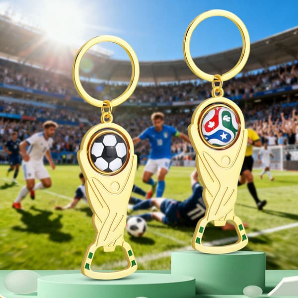 Fotballfan Tilbehør 2026 Minnenøkkelring B