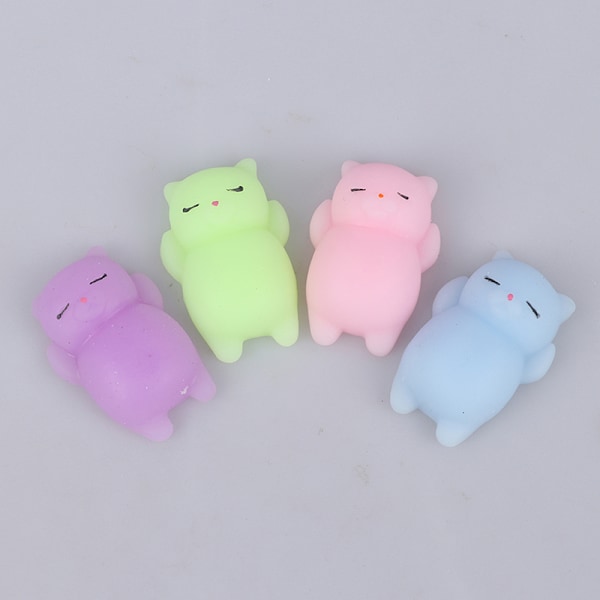Toys Mini Soft Kawaii Rubber Squishes 8 colors 8 pcs