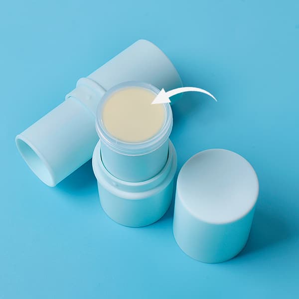 6g påfyllbare flasker leppestifthylser runde leppestifthylser tomme leppestifter Light blue