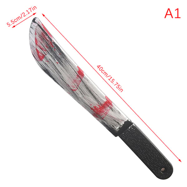 Plastik Halloween Hetes Statue Sickle Horror Cosplay Arm Prop A5