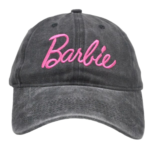 Sommar Barbie Baseball Cap Vuxna Flickor Pojkar Casual Outdoor Sun Black