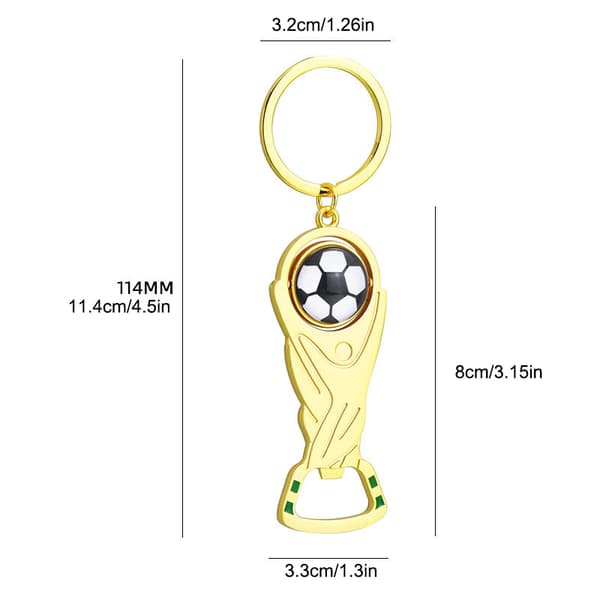 Fotballfan Tilbehør 2026 Minnenøkkelring B