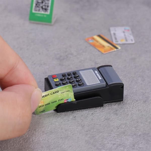 1 sett Mini Supermarked Kasseapparat og POS-maskinsett Samleobjekt one size