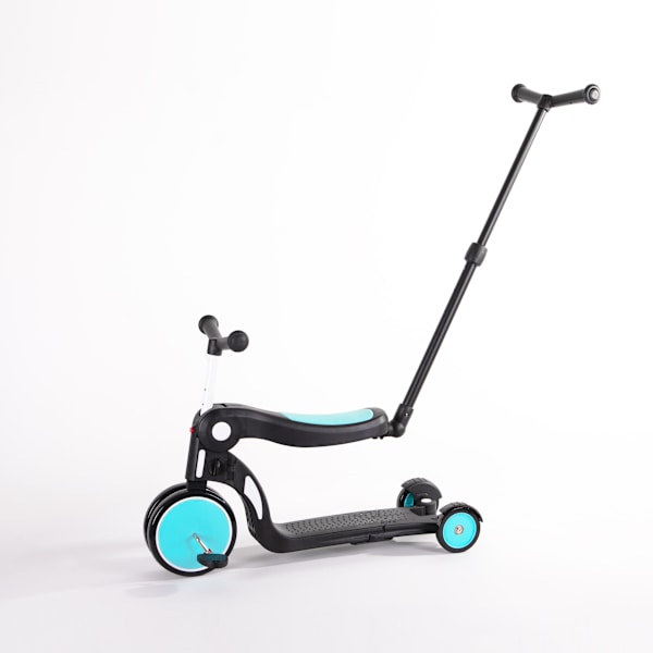 Prime Ride Blå – 5-i-1 Multifunktionell Sparkcykel för Barn (2–7 år) blå