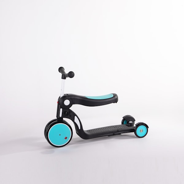 Prime Ride Blå – 5-i-1 Multifunktionell Sparkcykel för Barn (2–7 år) blå