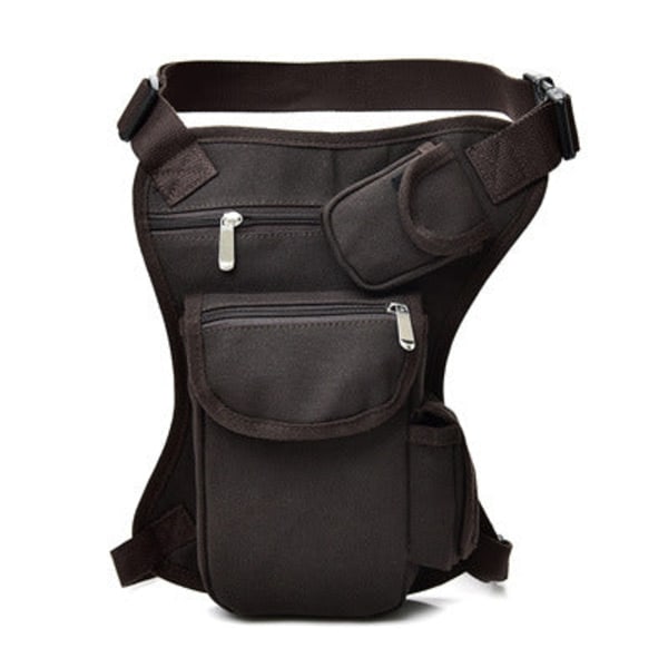 Fanny Pack Løbebælte Taljetaske Organizer Tactical Multi-Functional Sports Brown