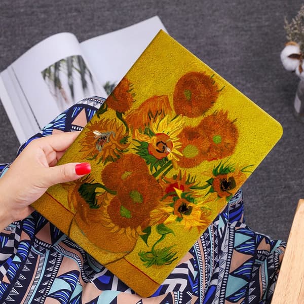 Stilfuldt etui til iPad 2017/2018 9.7\" Sunflower\" eighth