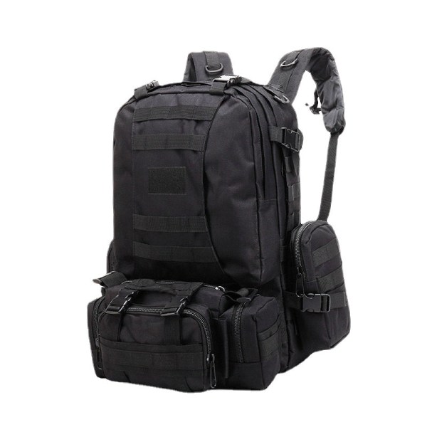 Army Camouflage Combination Hiking Backpack Combat Bag Herr Black